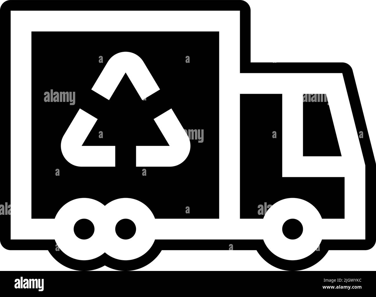 Icône chariot économique circulaire . Illustration de Vecteur