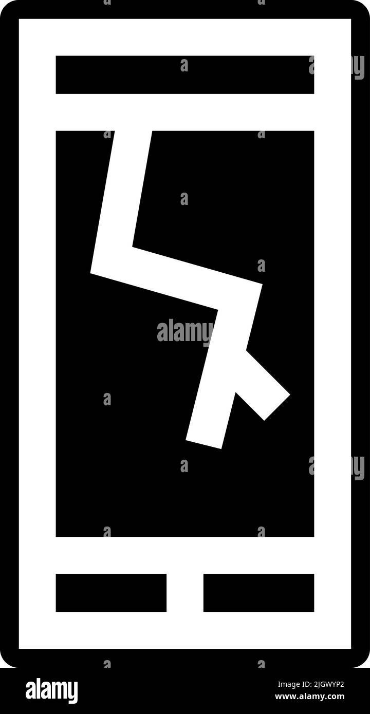 Icône économie circulaire brisée . Illustration de Vecteur