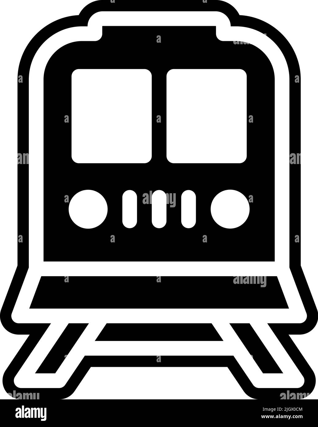 Icône train de ville . Illustration de Vecteur