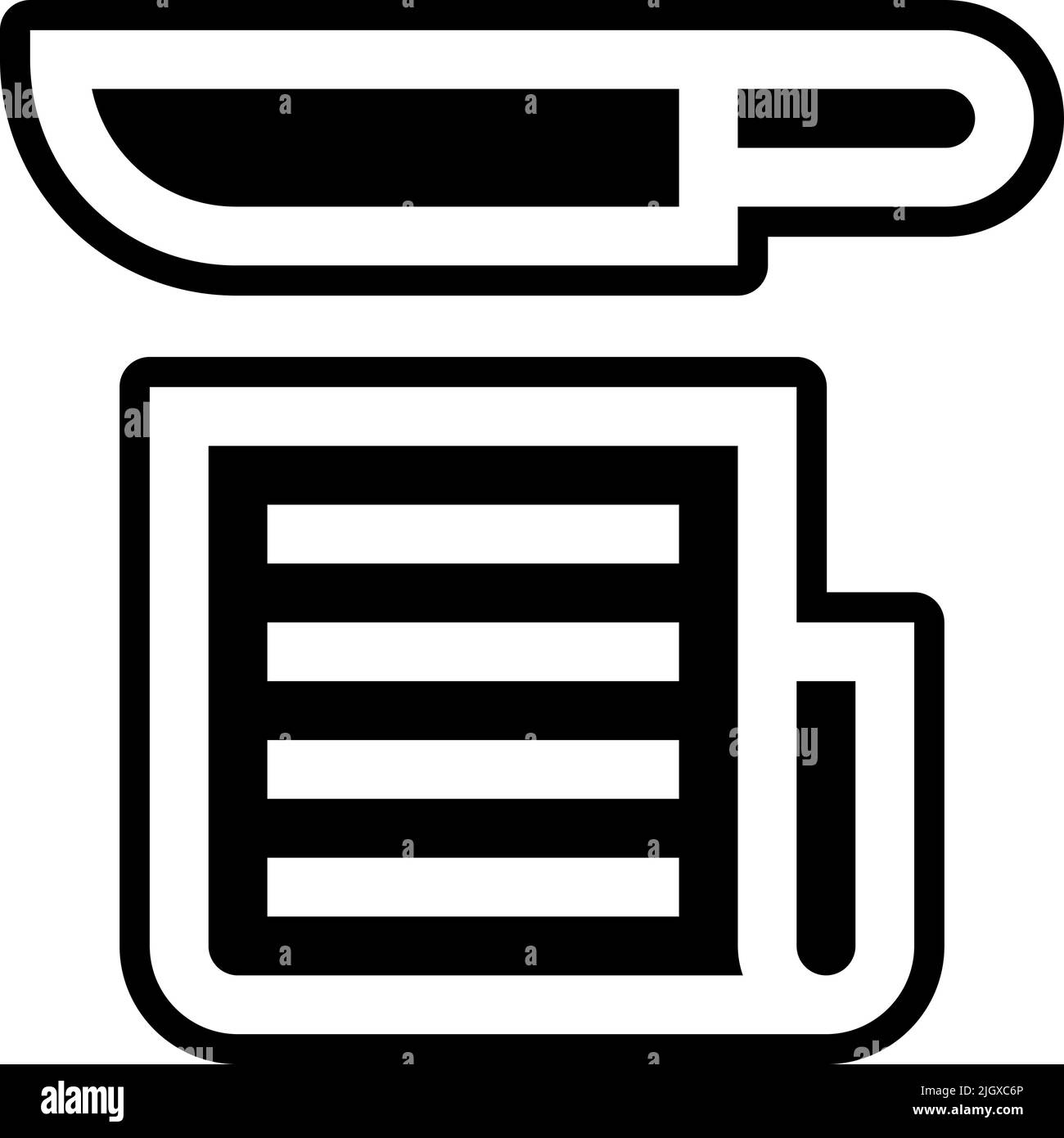 Fausses nouvelles icône suicidaire . Illustration de Vecteur