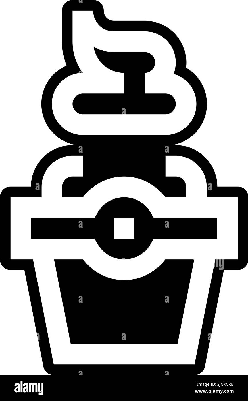 Fausses nouvelles inciter icône . Illustration de Vecteur