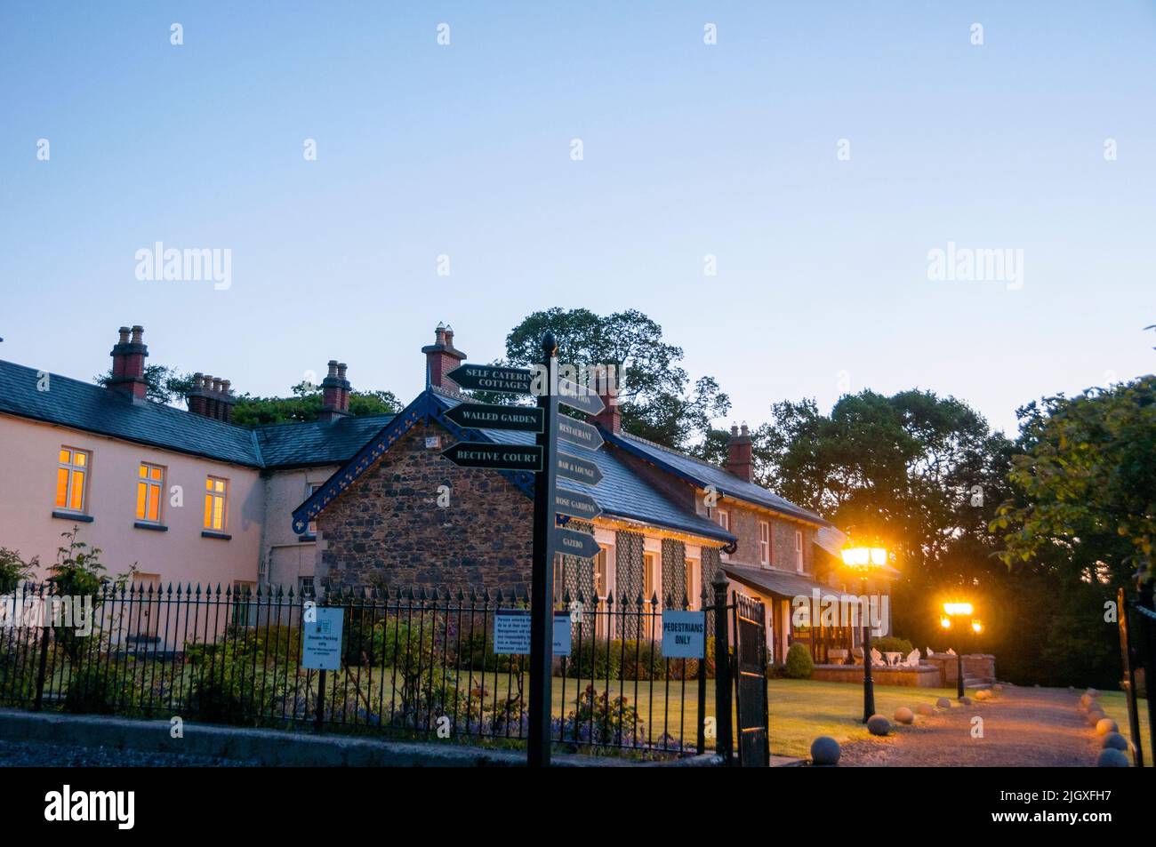 Virginia Park Lodge dans le comté de Cavan, Irlande. Banque D'Images