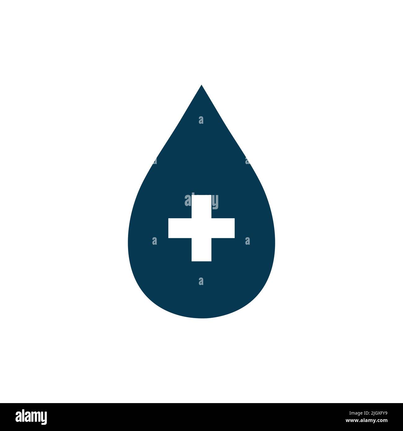 Don de sang icône vecteur isolé sur fond blanc Illustration de Vecteur