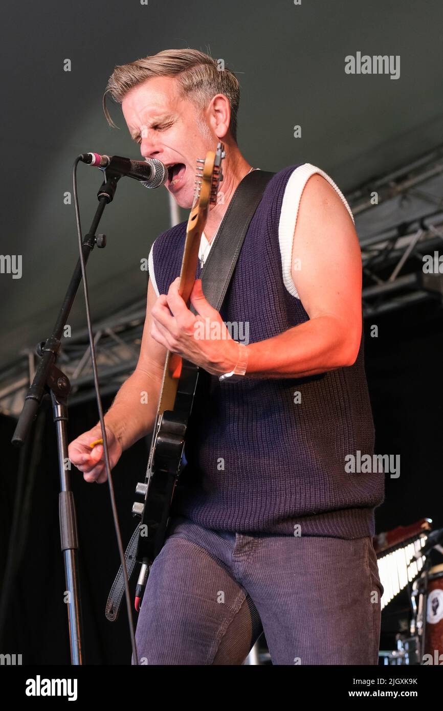 Stone Foundation au Cornbury Festival, Great TEW, Oxfrord, Royaume-Uni. 8 juillet 2022 Banque D'Images