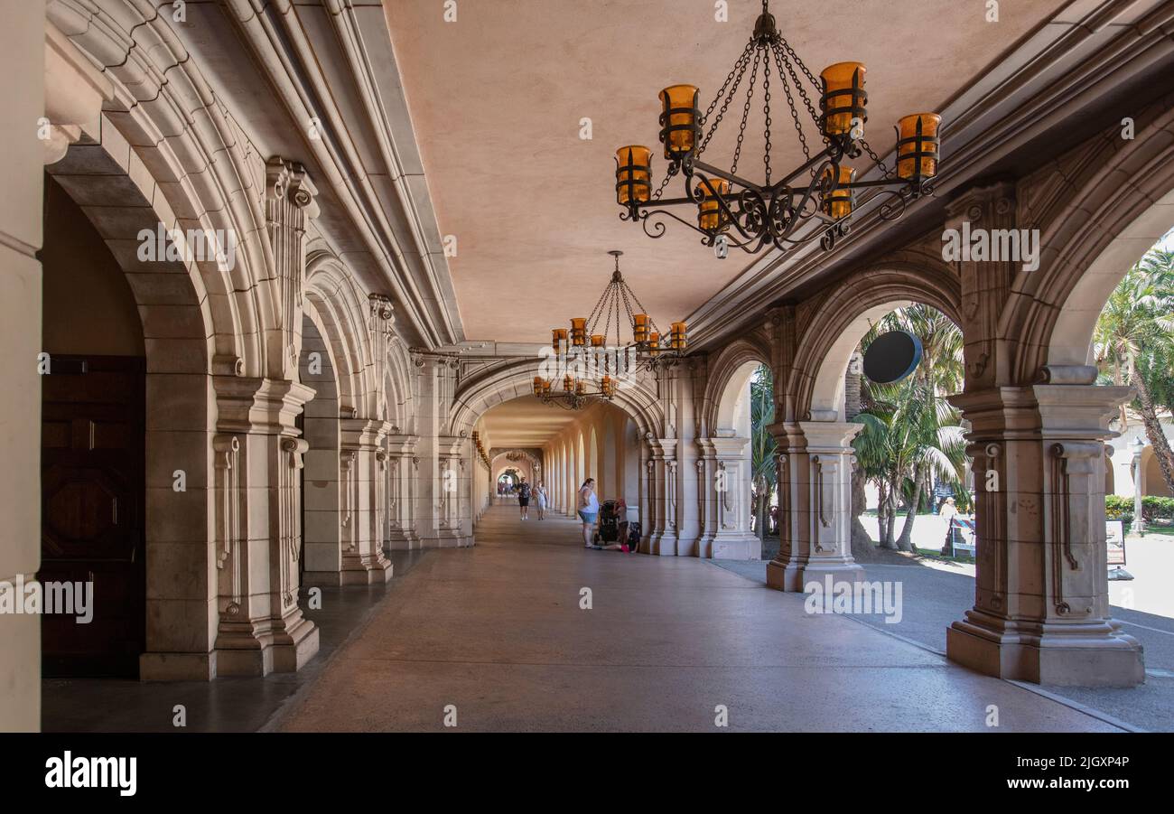 Casa Del Prado, Balboa Park, San Diego, CA Banque D'Images