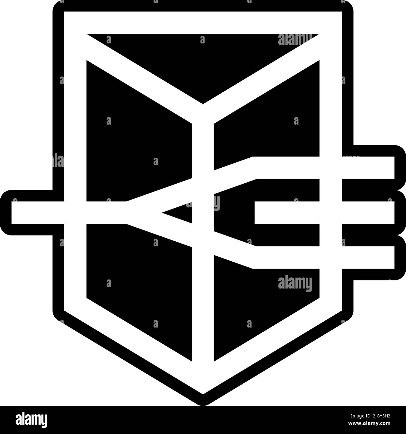 Icône de prisme optométriste . Illustration de Vecteur