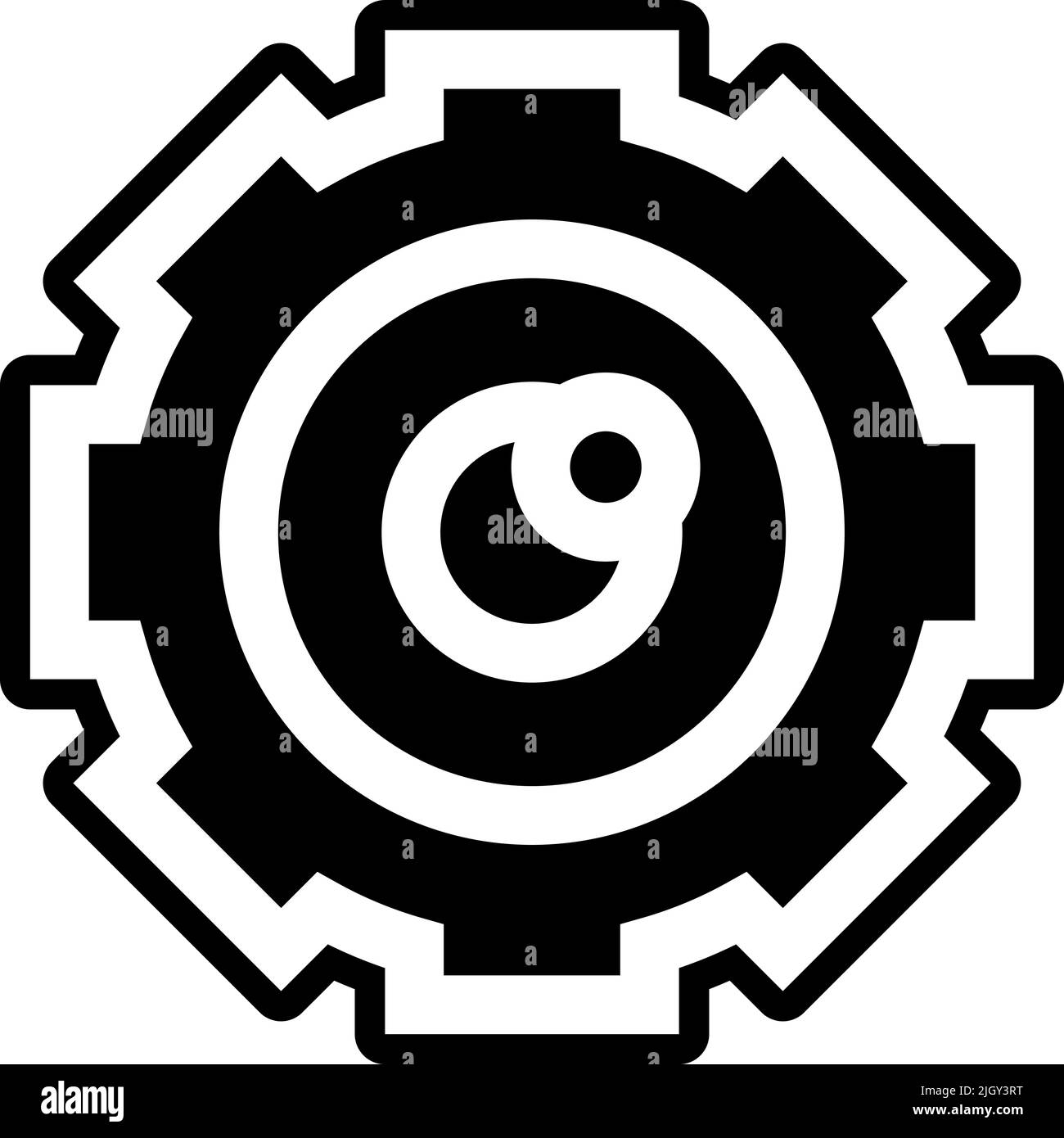 Icône de guérison optométriste . Illustration de Vecteur