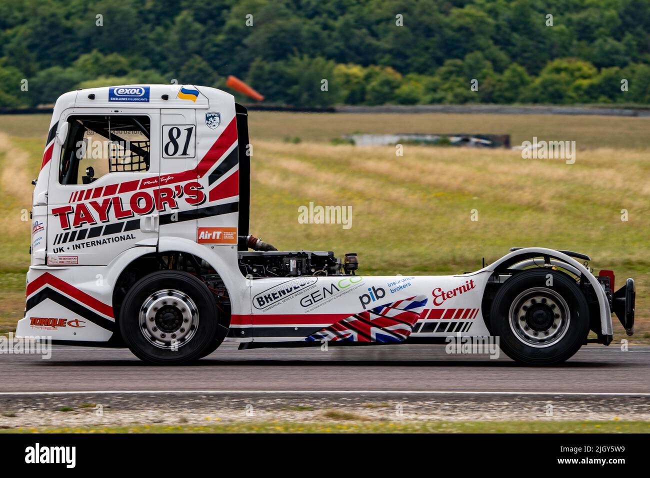 Championnat britannique de course de camions Thruxton juillet 2022 Banque D'Images