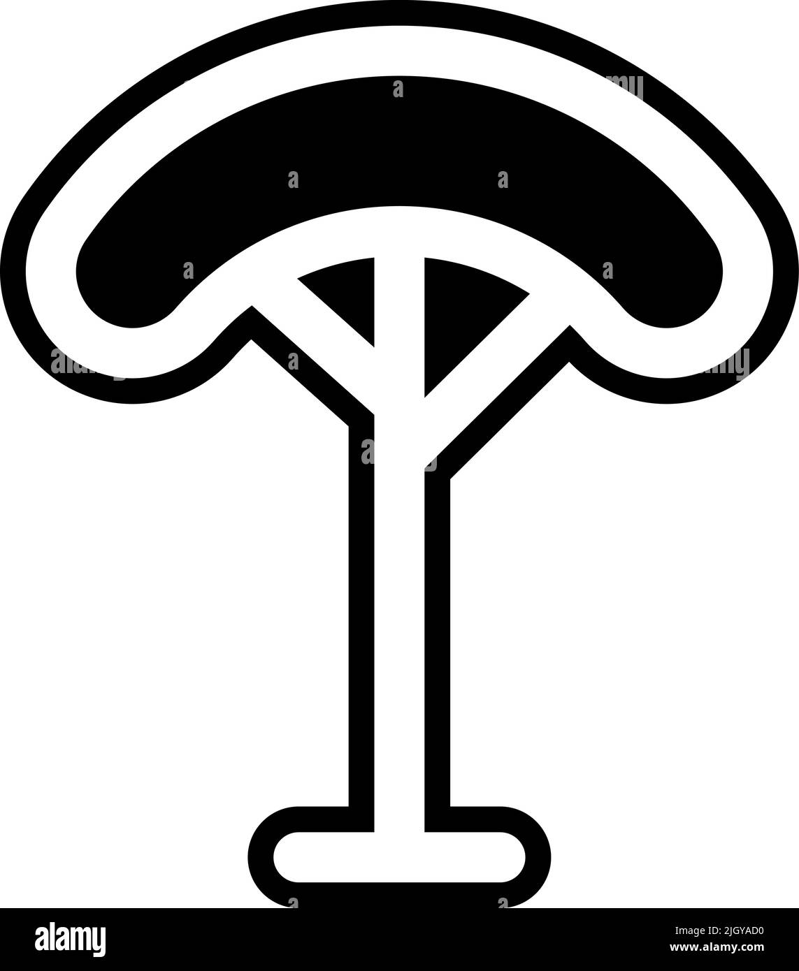 Icône tipuana arbres . Illustration de Vecteur