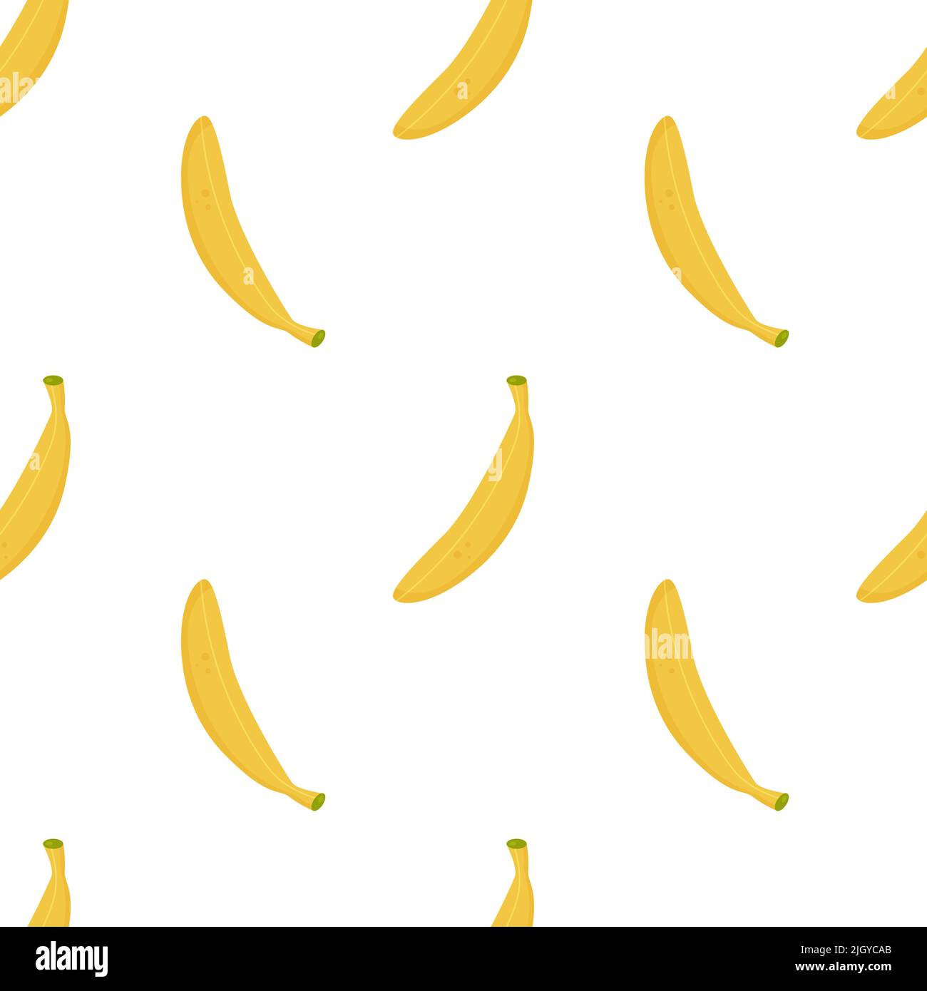 Motif vectoriel sans couture Bananas sur blanc Illustration de Vecteur