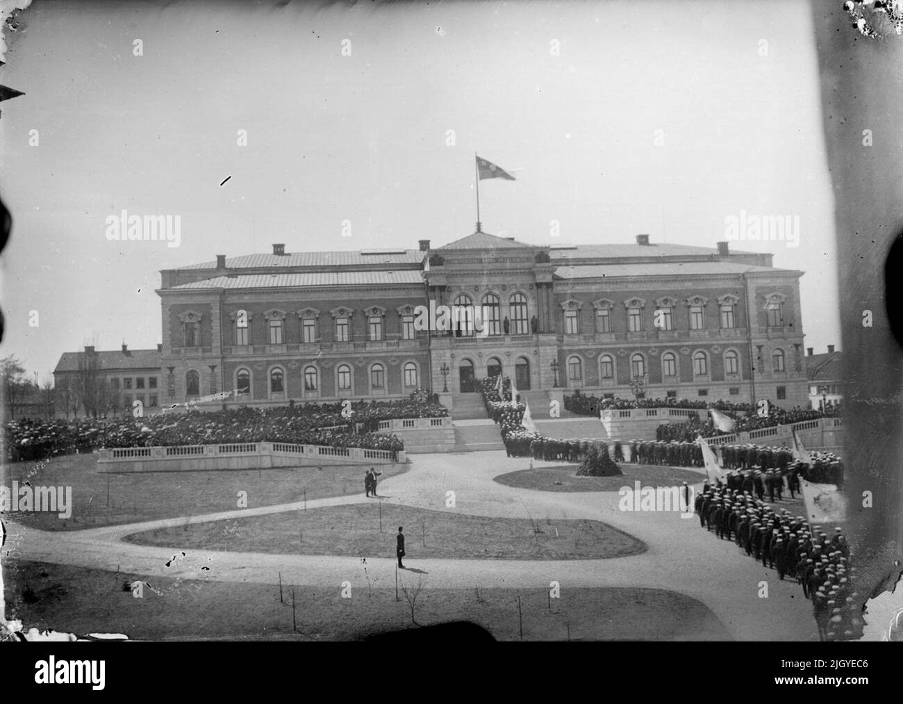 Inauguration de la Maison universitaire, Uppsala, mai 1887. Inauguration de la Maison universitaire, Uppsala, mai 1887 Banque D'Images