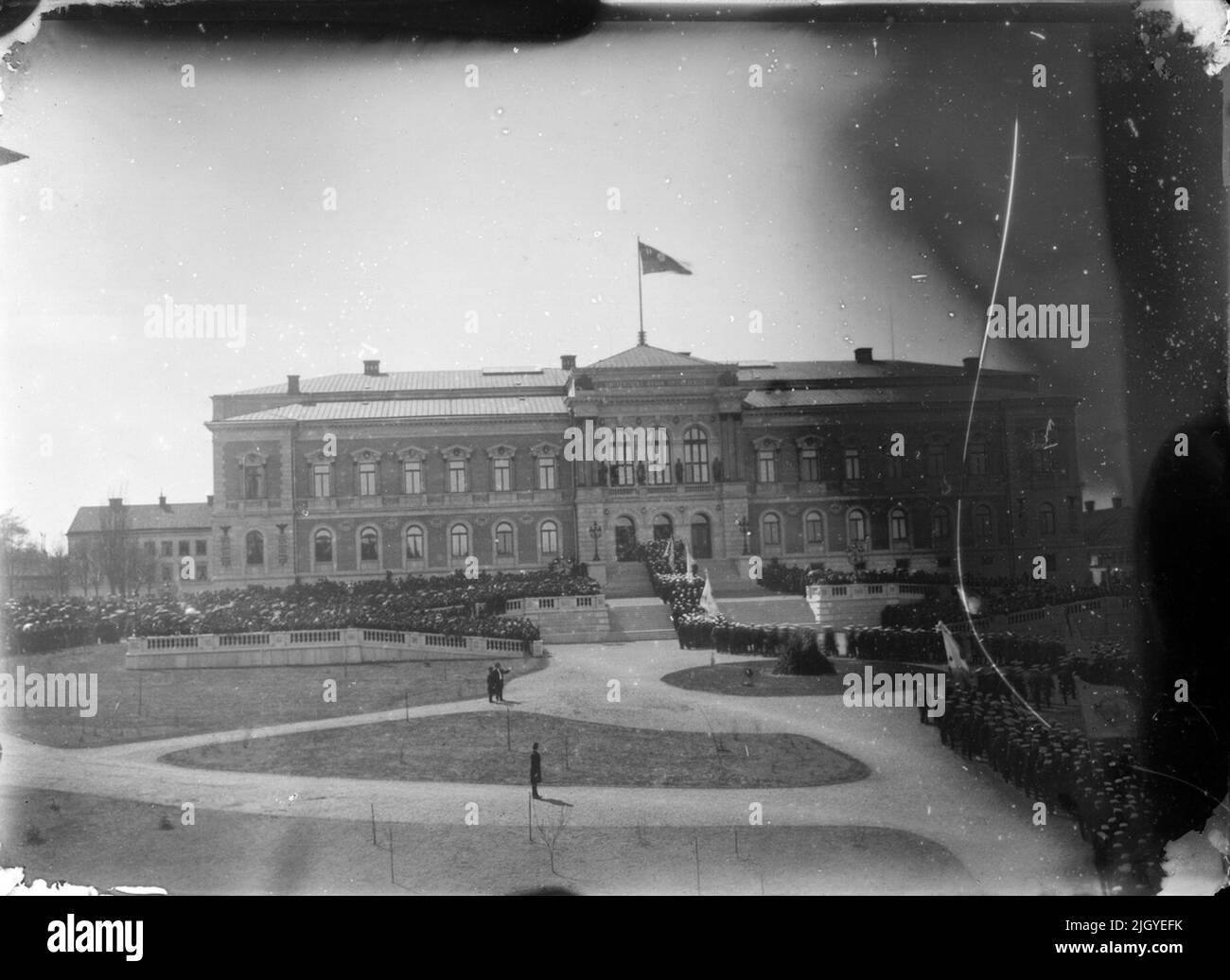 La Maison de l'Université est inaugurée à Uppsala en 1887. La Maison de l'Université est inaugurée à Uppsala en 1887 Banque D'Images