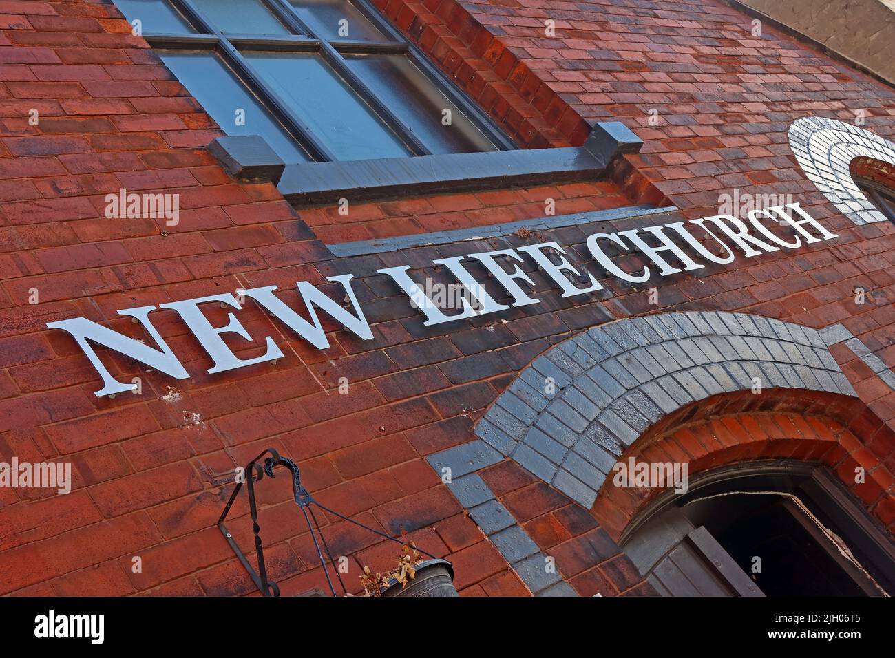 New Life Church, 1, Ullswater St, Leigh, Lancashire, Angleterre, ROYAUME-UNI, WN7 4DZ Banque D'Images