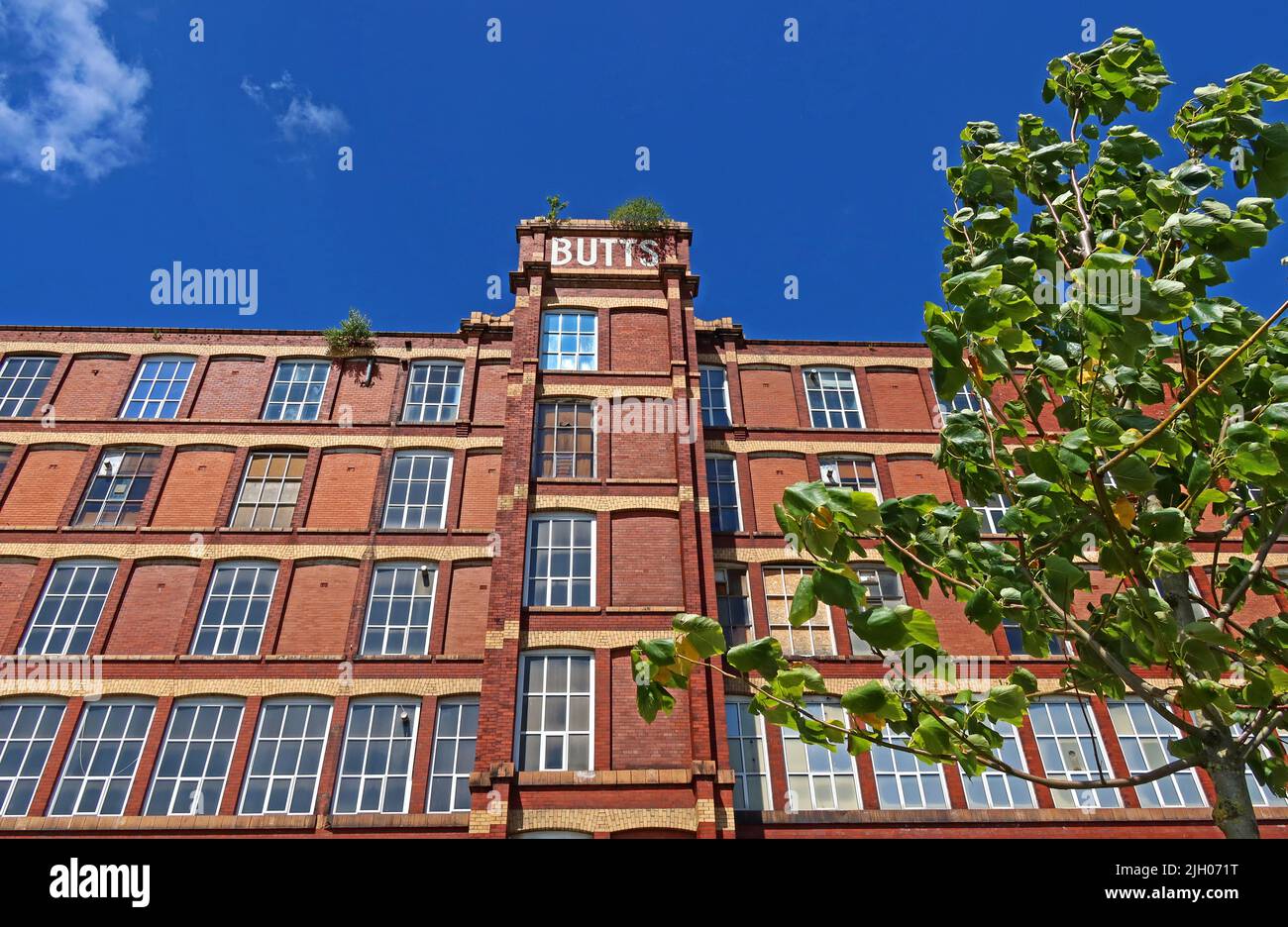 Butts Mill 1905, Atherton, Leigh, construit par Stott and Sons, Lancashire, Angleterre, Royaume-Uni, WN7 3AD Banque D'Images