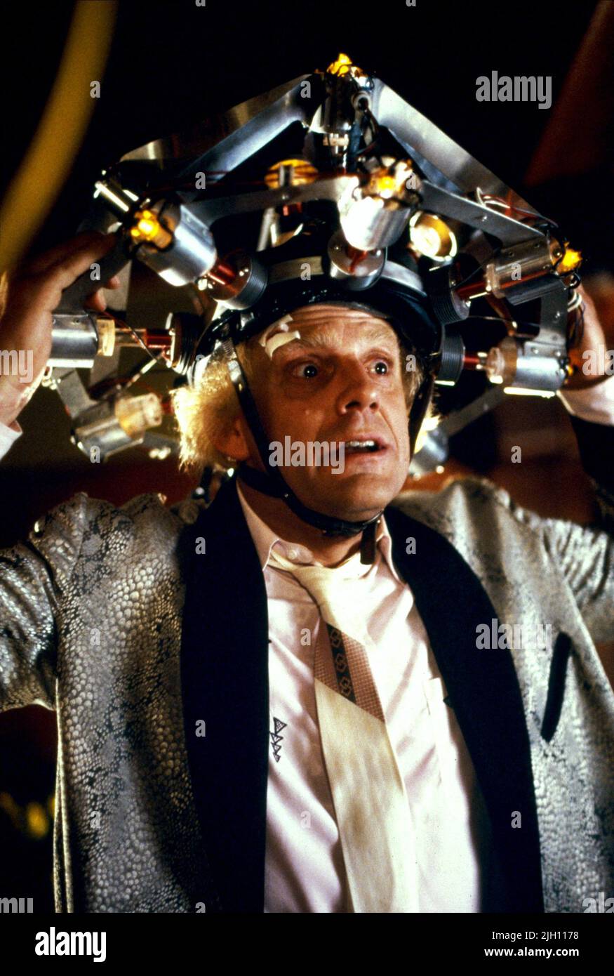 CHRISTOPHER LLOYD, RETOUR VERS LE FUTUR, 1985 Banque D'Images