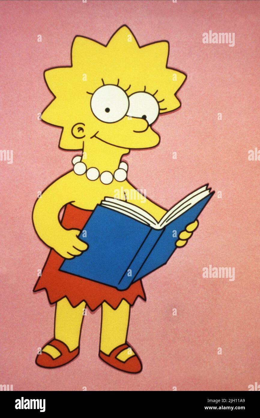 LISA SIMPSON, Les Simpsons, 1989 Banque D'Images