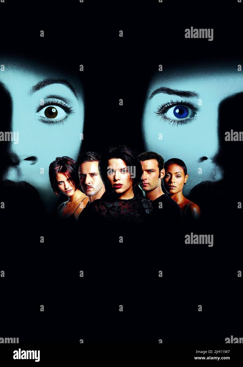 COX,ARQUETTE,CAMPBELL,O'CONNELL,SMITH, SCREAM 2, 1997 Banque D'Images