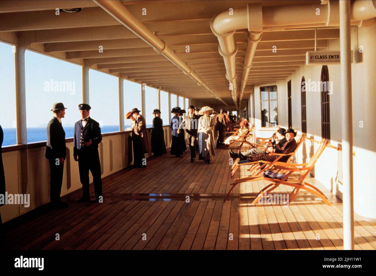 Scène de pont, TITANIC, 1997 Banque D'Images