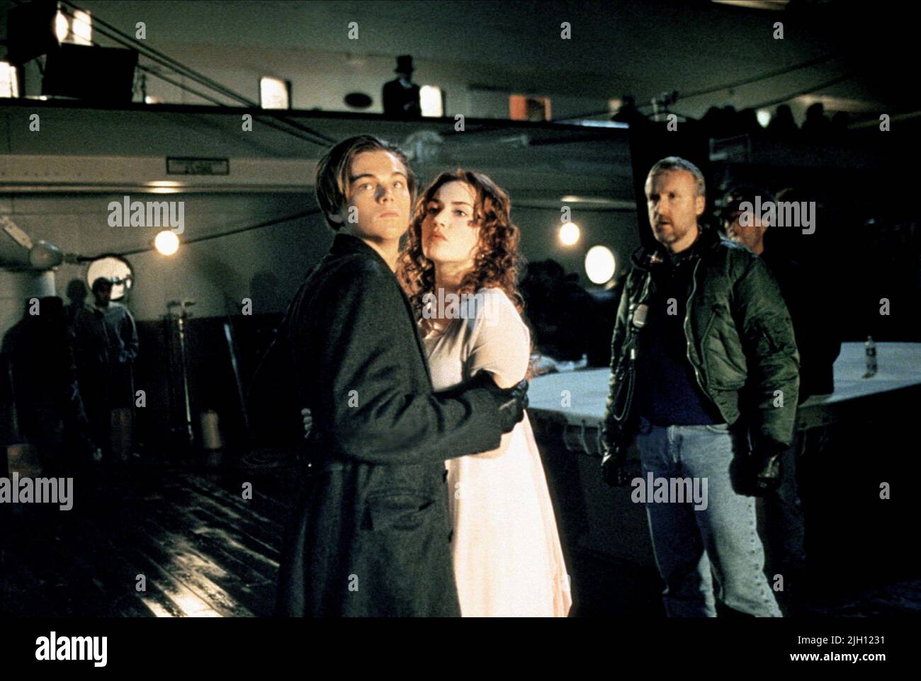 DICAPRIO,WINSLET,CAMERON, TITANIC, 1997 Banque D'Images
