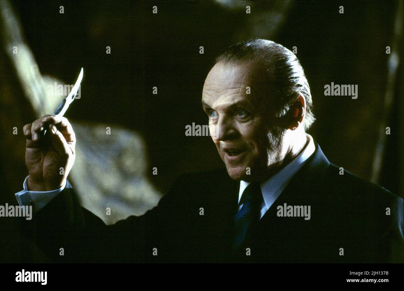 ANTHONY HOPKINS, Hannibal, 2001 Banque D'Images