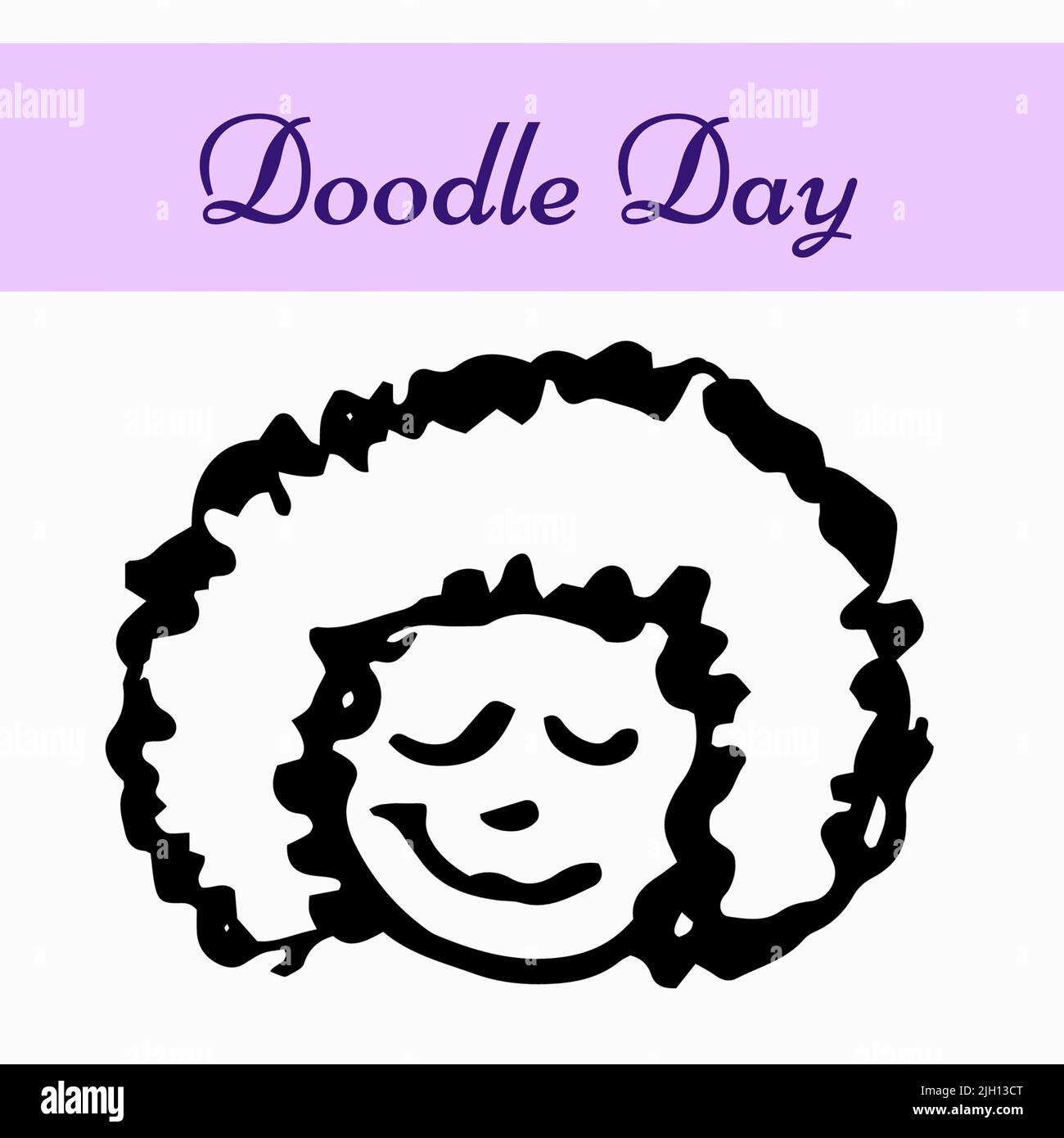 Image du dessin inuit et du jour de la journée sur fond blanc Banque D'Images