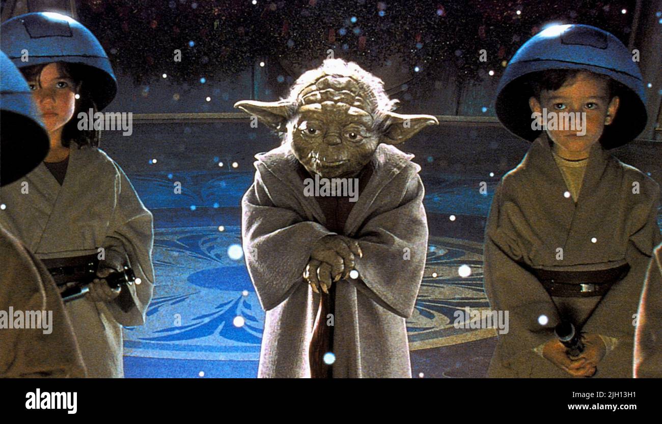 YODA, Star Wars : Episode II - L'ATTAQUE DES CLONES, 2002 Banque D'Images