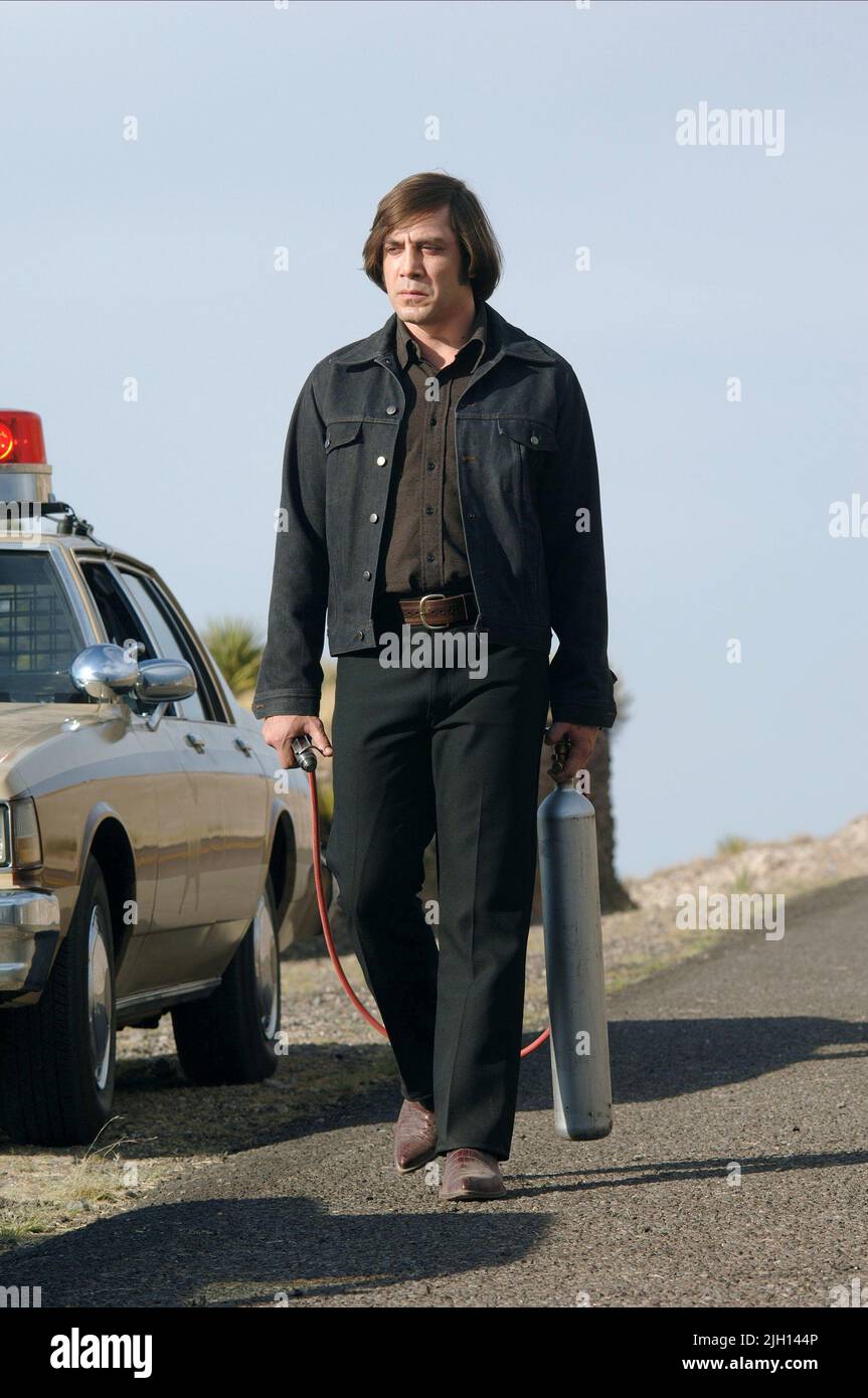 JAVIER BARDEM, No Country for Old Men, 2007 Photo Stock Alamy