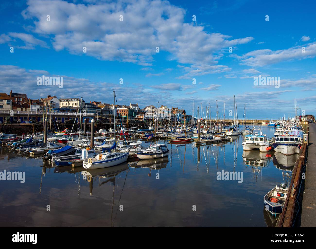 Le port de Bridlington, East Yorkshire, Angleterre Banque D'Images