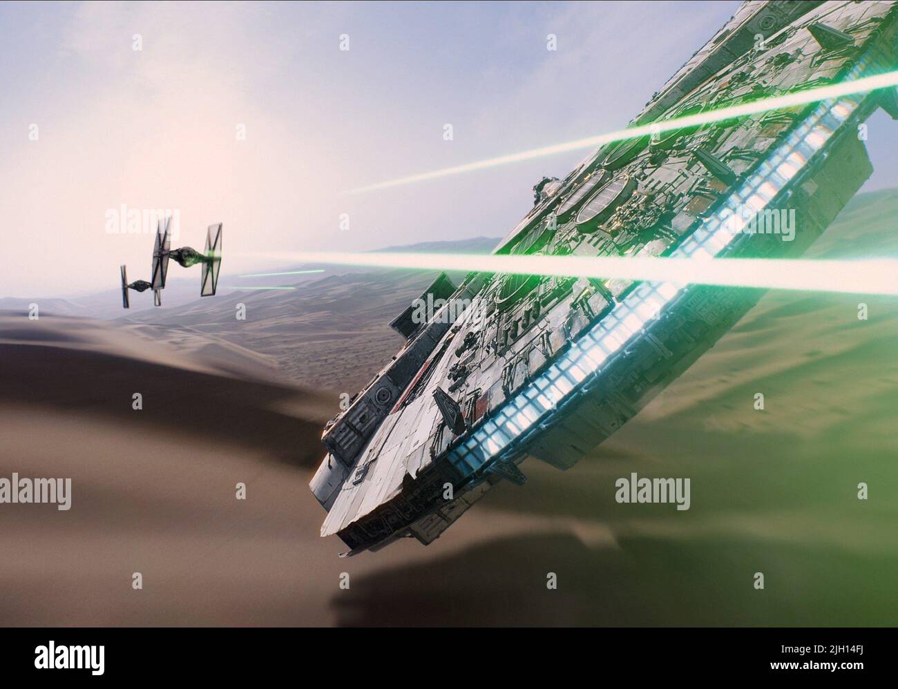 FALCON,FIGHTERS, STAR WARS: ÉPISODE VII - LA FORCE S'ÉVEILLE, 2015 Banque D'Images