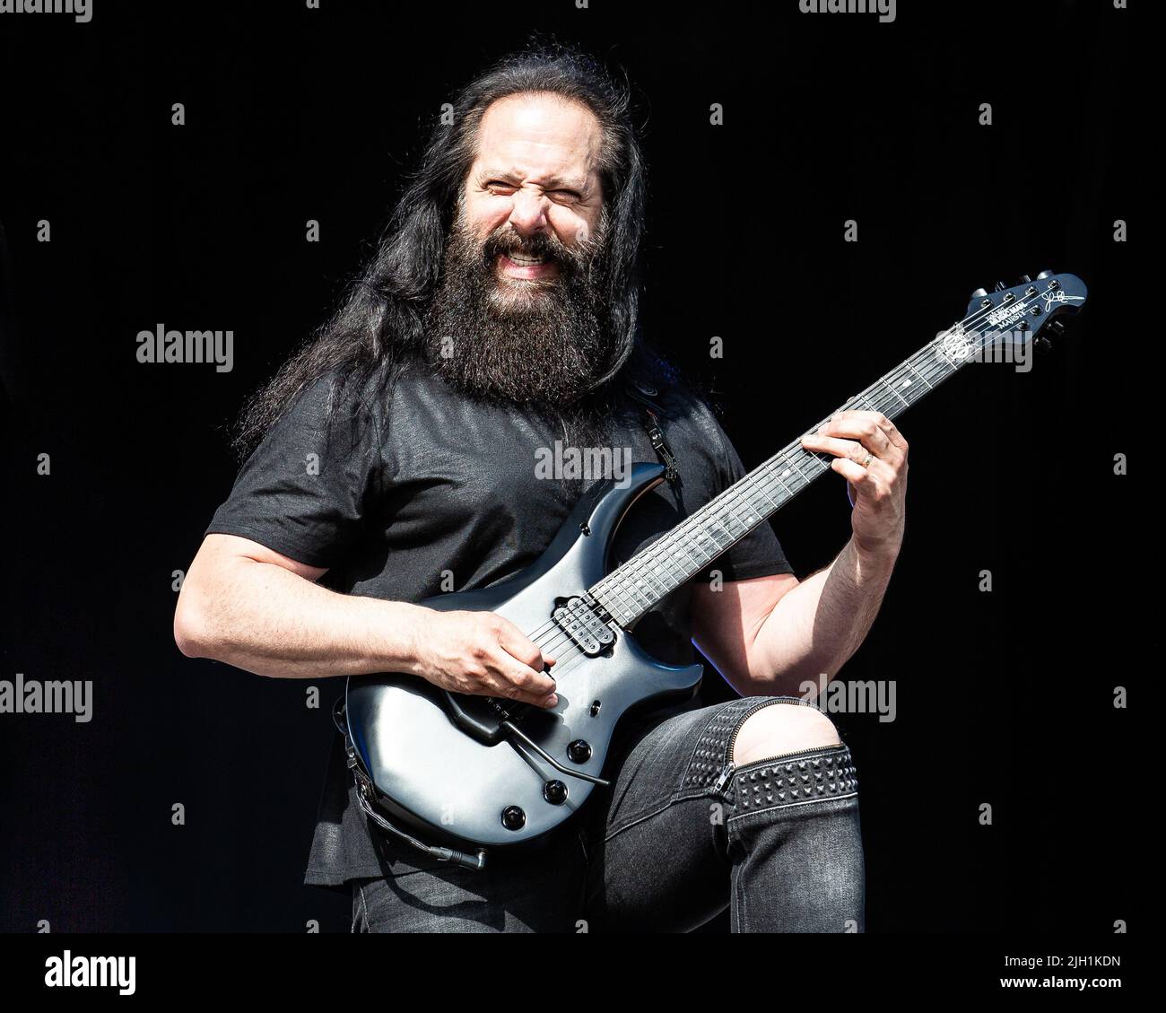 John Petrucci, du Dream Theatre, se produit en direct sur scène en 2019 Banque D'Images