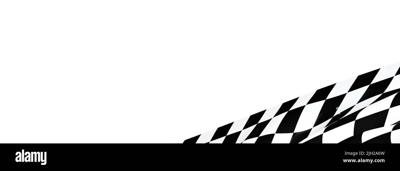 Illustration de l'arrière-plan du drapeau à damier Racing avec espace de copie Banque D'Images