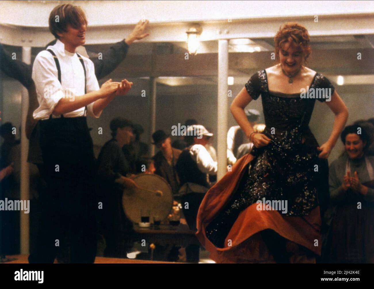 DICAPRIO, WINSLET, TITANIC, 1997 Banque D'Images