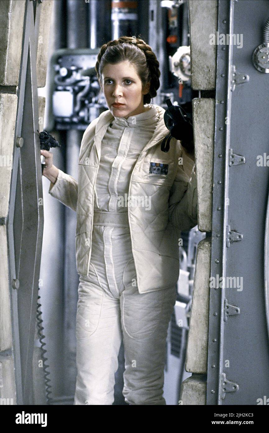 CARRIE FISHER, Star Wars : Episode V - L'Empire contre-attaque, 1980 Banque D'Images