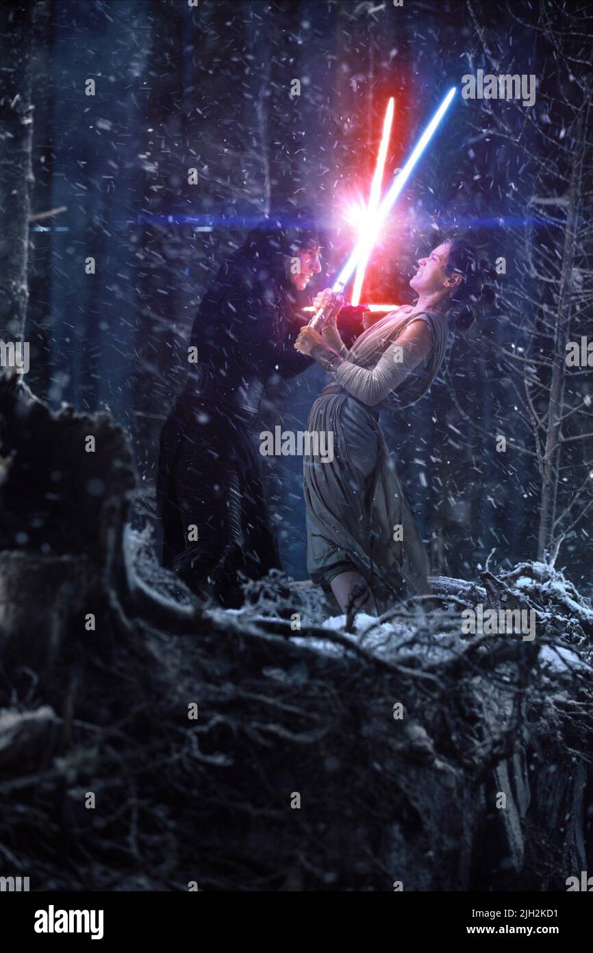 DRIVER,RIDLEY, STAR WARS: ÉPISODE VII - LA FORCE S'ÉVEILLE, 2015 Banque D'Images