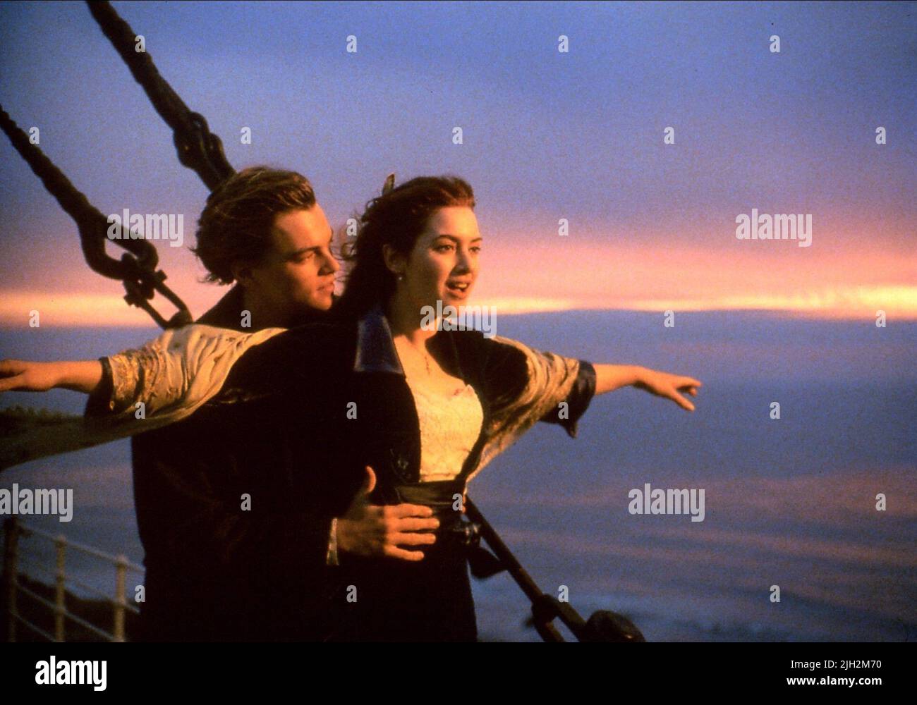 DICAPRIO, WINSLET, TITANIC, 1997 Banque D'Images
