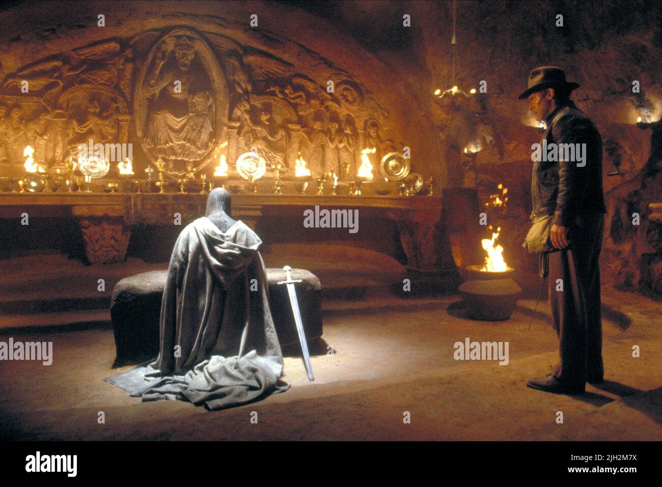 HARRISON FORD, INDIANA JONES ET LA DERNIÈRE CROISADE, 1989 Banque D'Images