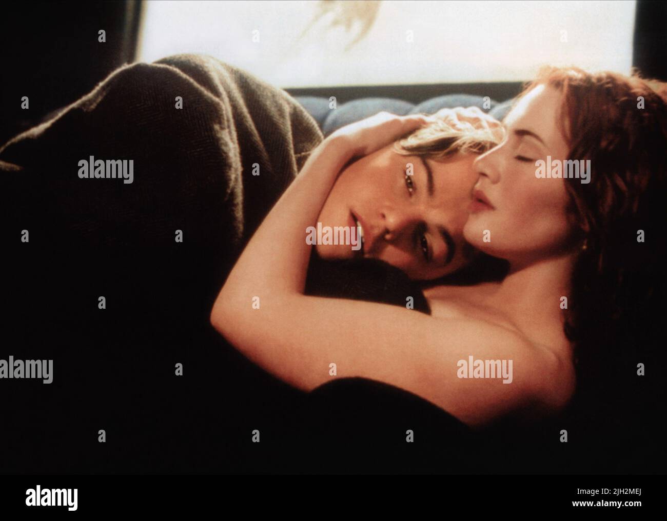 DICAPRIO, WINSLET, TITANIC, 1997 Banque D'Images