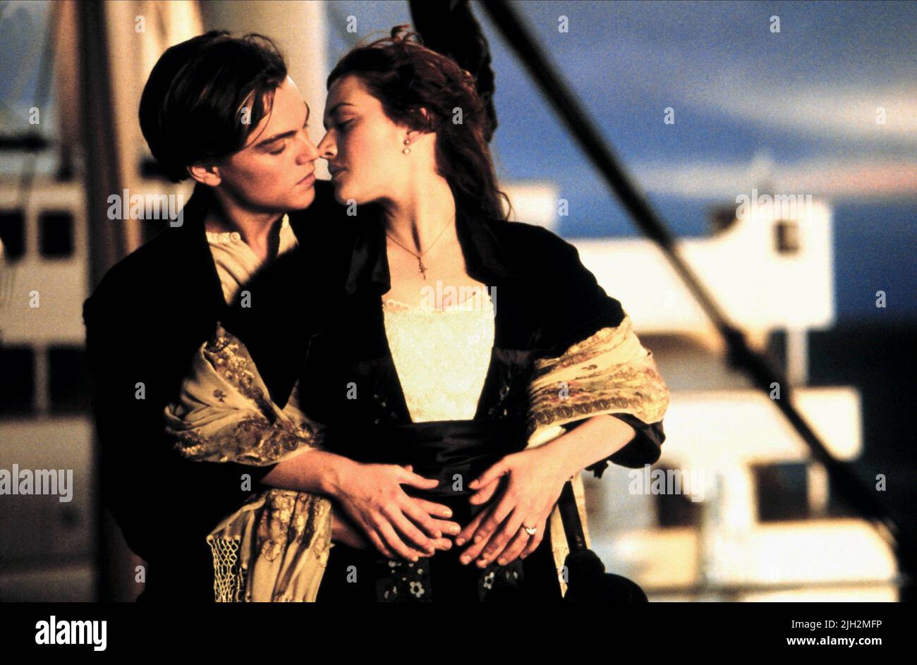 DICAPRIO, WINSLET, TITANIC, 1997 Banque D'Images