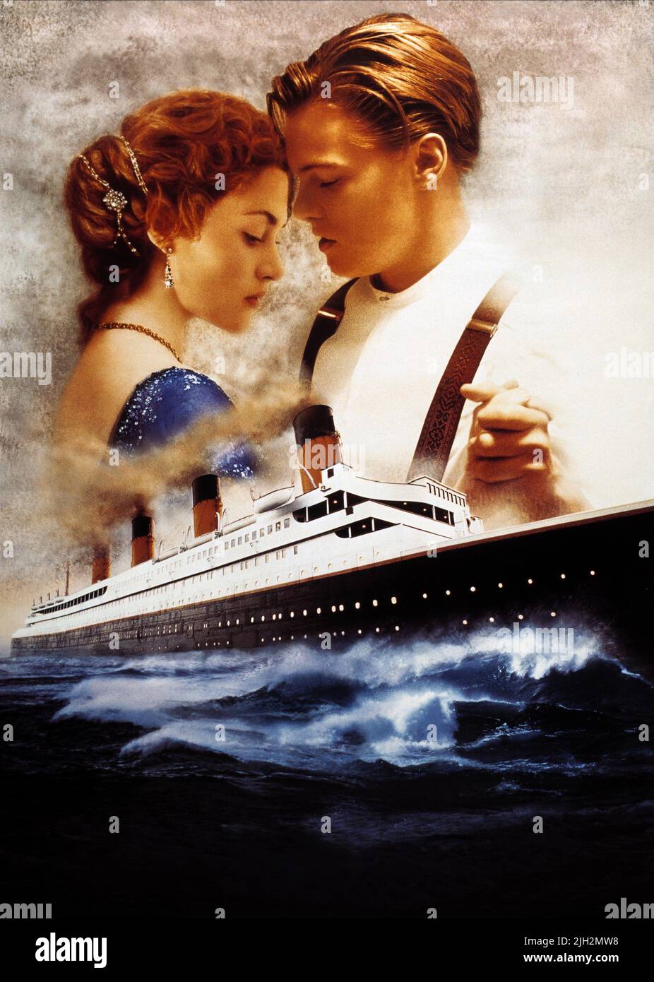 WINSLET,DICAPRIO, TITANIC, 1997 Banque D'Images