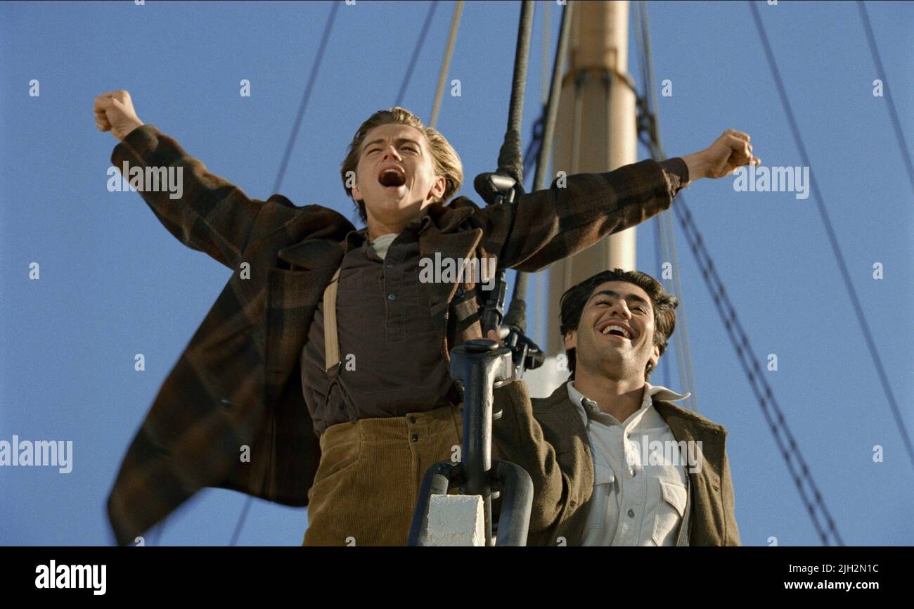 DICAPRIO,NUCCI, TITANIC, 1997 Banque D'Images