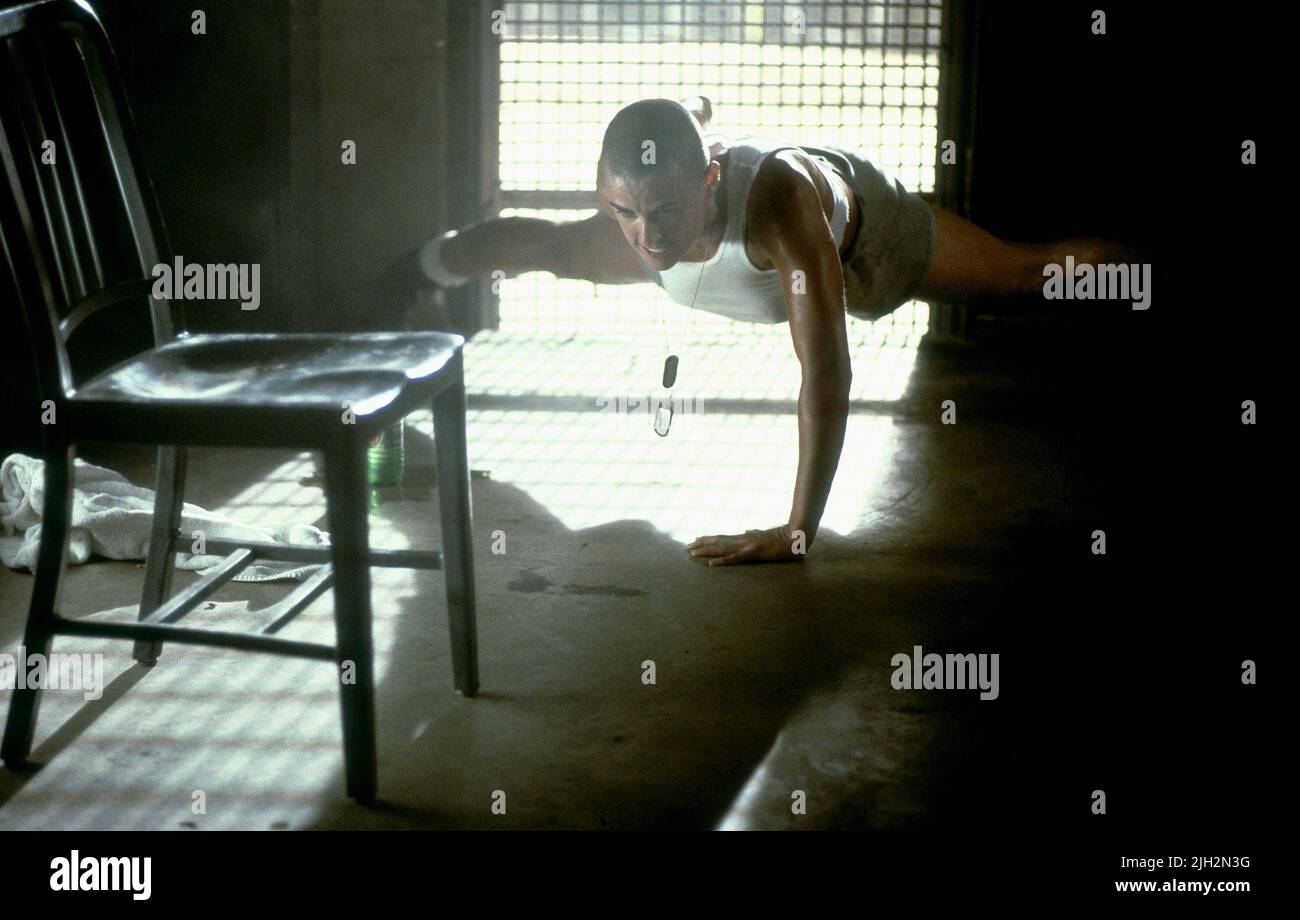 DEMI MOORE, G.I. JANE, 1997 Banque D'Images