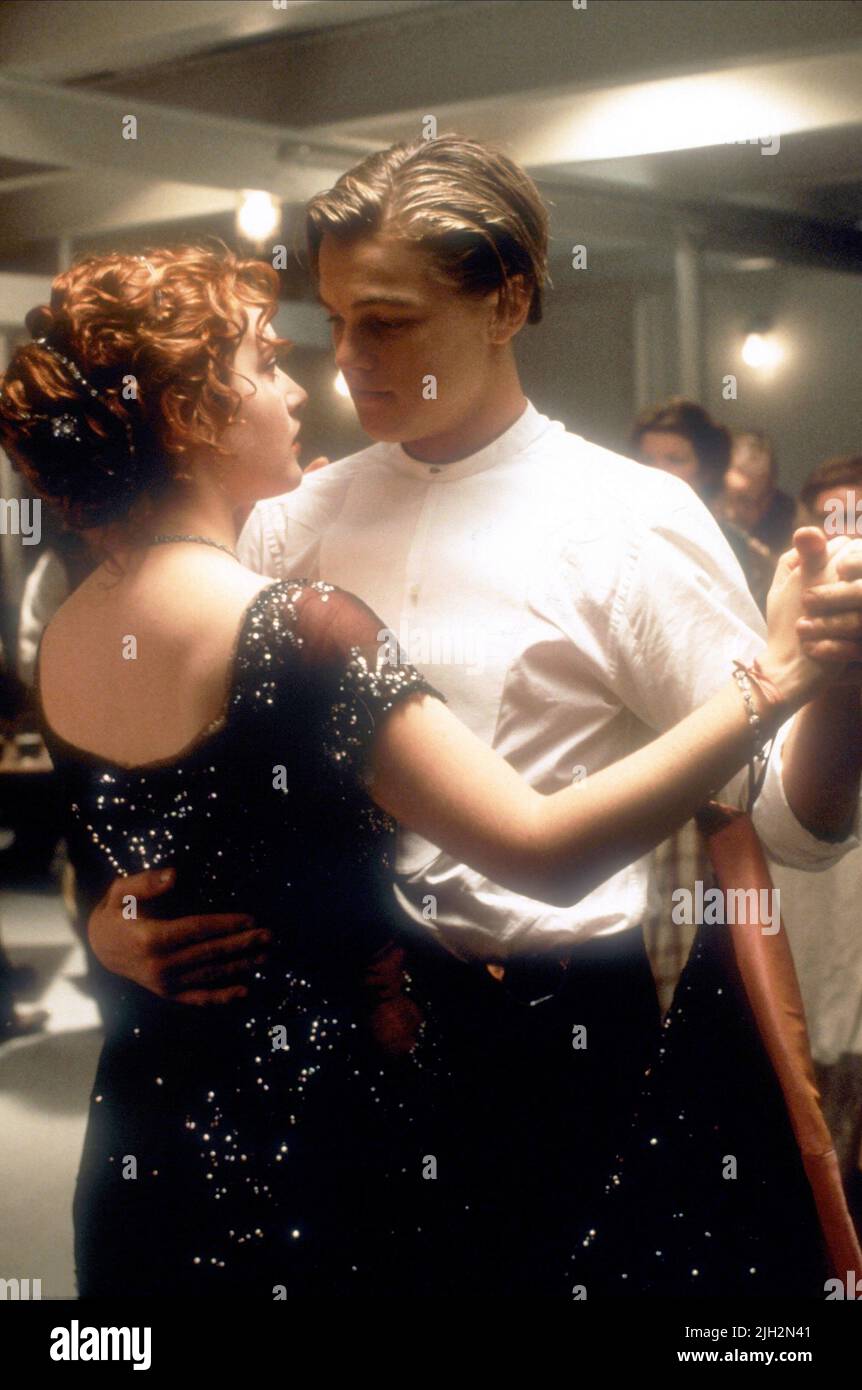 WINSLET,DICAPRIO, TITANIC, 1997 Banque D'Images