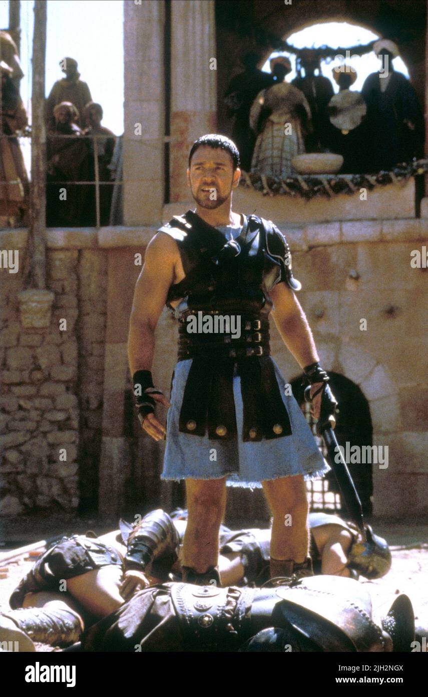 RUSSELL CROWE, gladiator, 2000 Banque D'Images