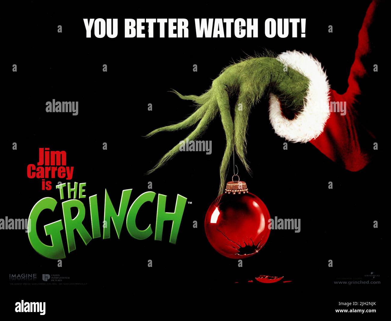 Affiche de film, COMMENT LE GRINCH A VOLÉ NOËL, 2000 Banque D'Images