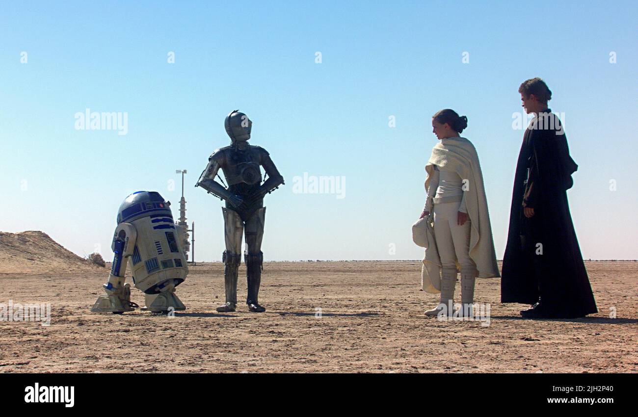 BAKER,DANIELS,PORTMAN,CHRISTENSEN, STAR WARS: ÉPISODE II - ATTAQUE DES CLONES, 2002 Banque D'Images