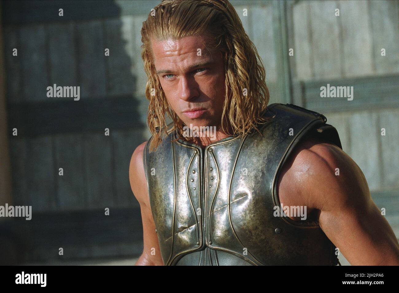 BRAD PITT, Troy, 2004 Banque D'Images