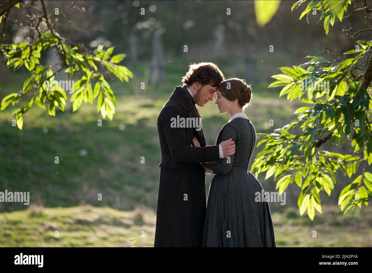 FASSBENDER, WASIKOWSKA, JANE EYRE, 2011 Banque D'Images