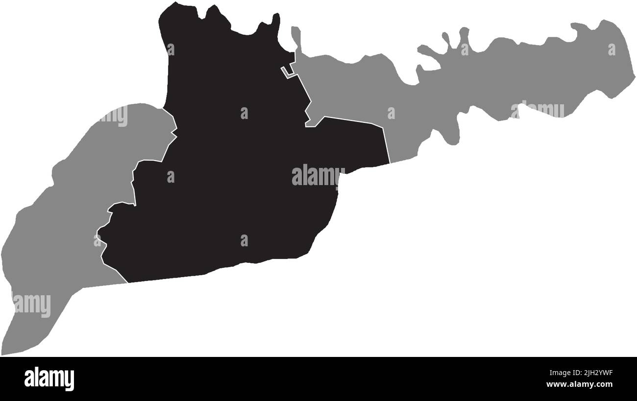 Carte de localisation de la RAION DE CHERNIVTSI, OBLAST DE CHERNIVTSI Illustration de Vecteur