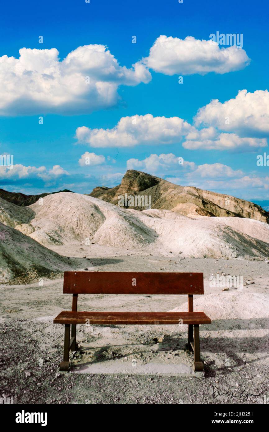 Zabriskie Point, Death Valley, Californie Banque D'Images