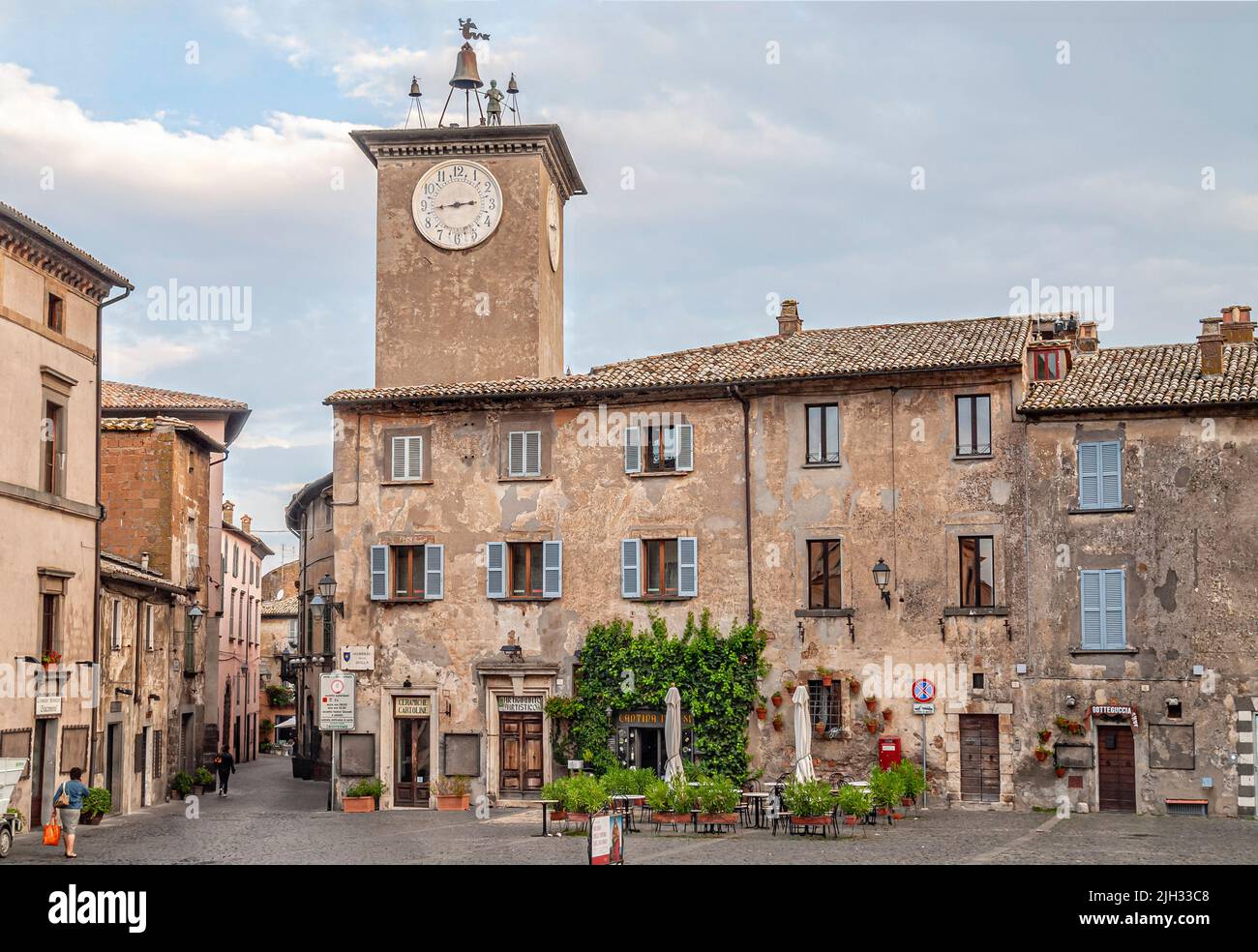 Tour San Maurizio (Torre di Maurizio), Orvieto, Ombrie, Italie Banque D'Images